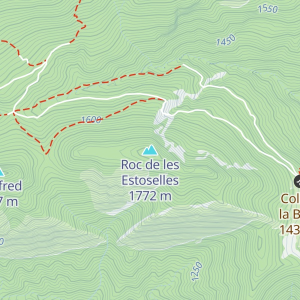 Map of Roc de les Estoselles