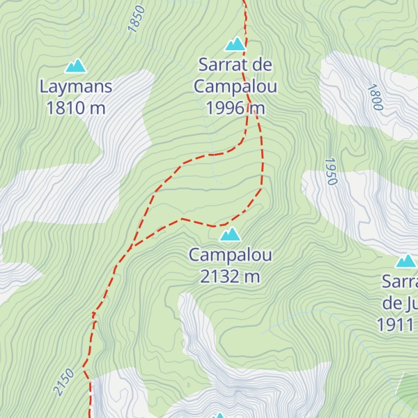 Map of Cabane du Campalou