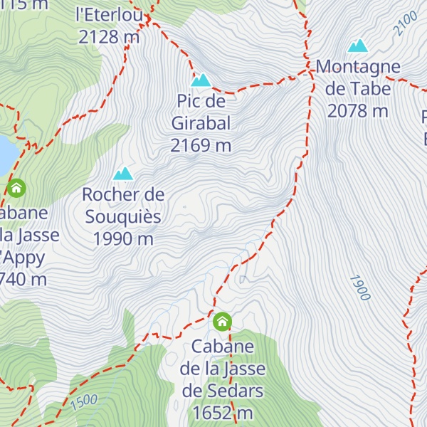 Map of Cabane pastorale du Gourgot