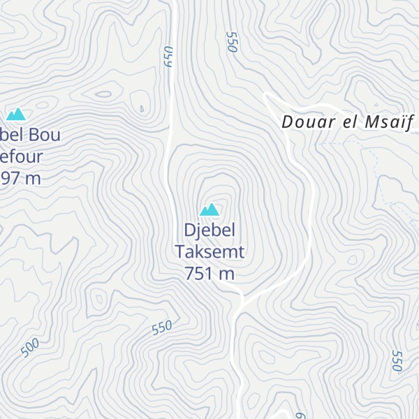 Map of Djebel Taksemt