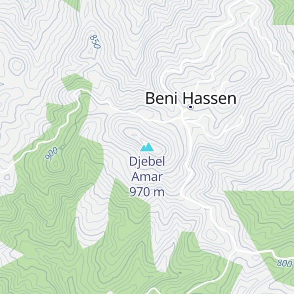 Map of Djebel Amar