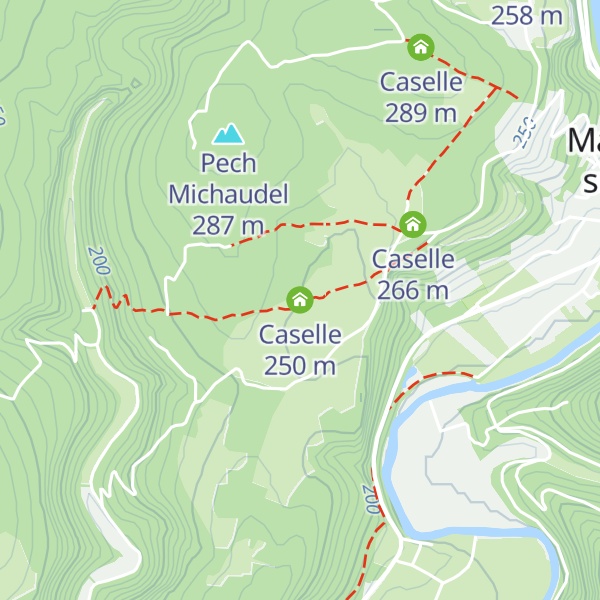 Map of Caselle