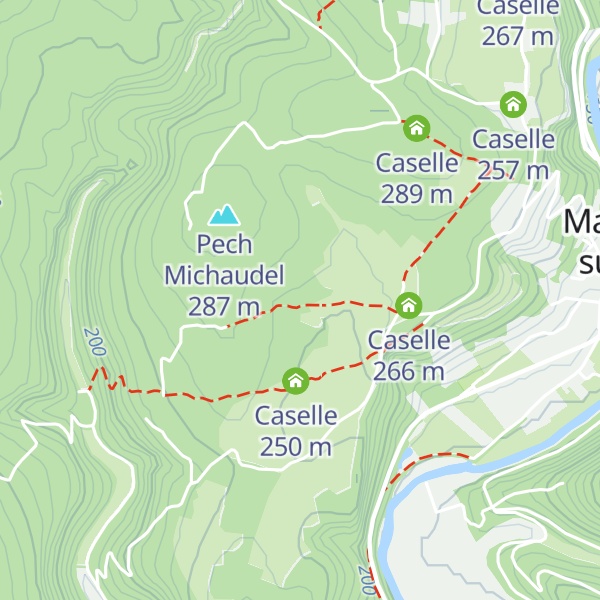 Map of Caselle