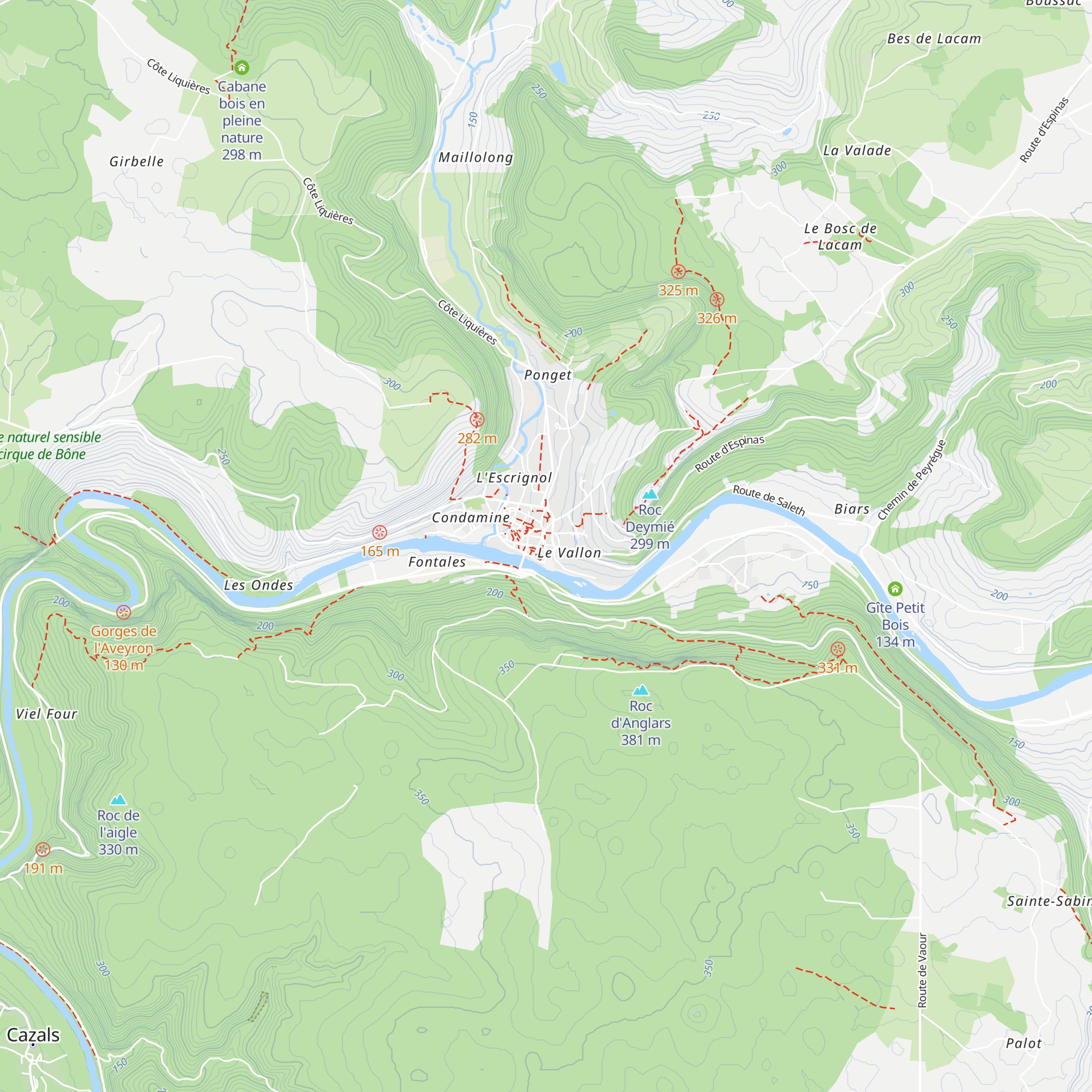 Gîte de Mme Eliane Pellefigue map