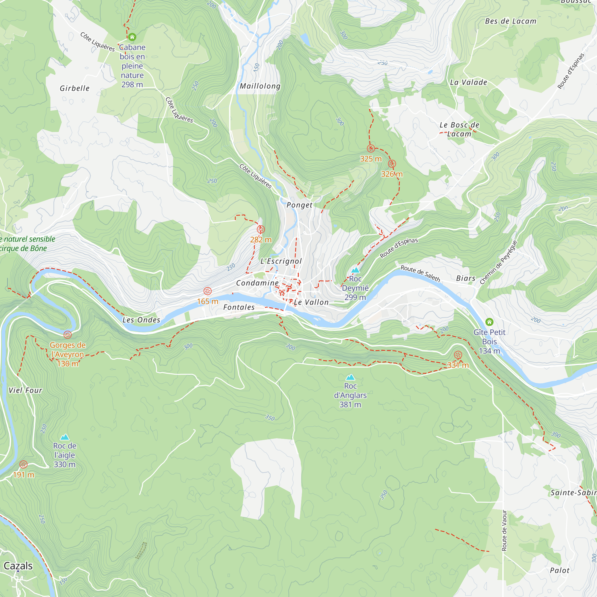 Gîte de Mme Eliane Pellefigue map