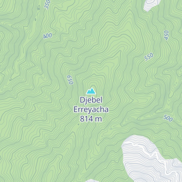 Map of Djebel Erreyacha