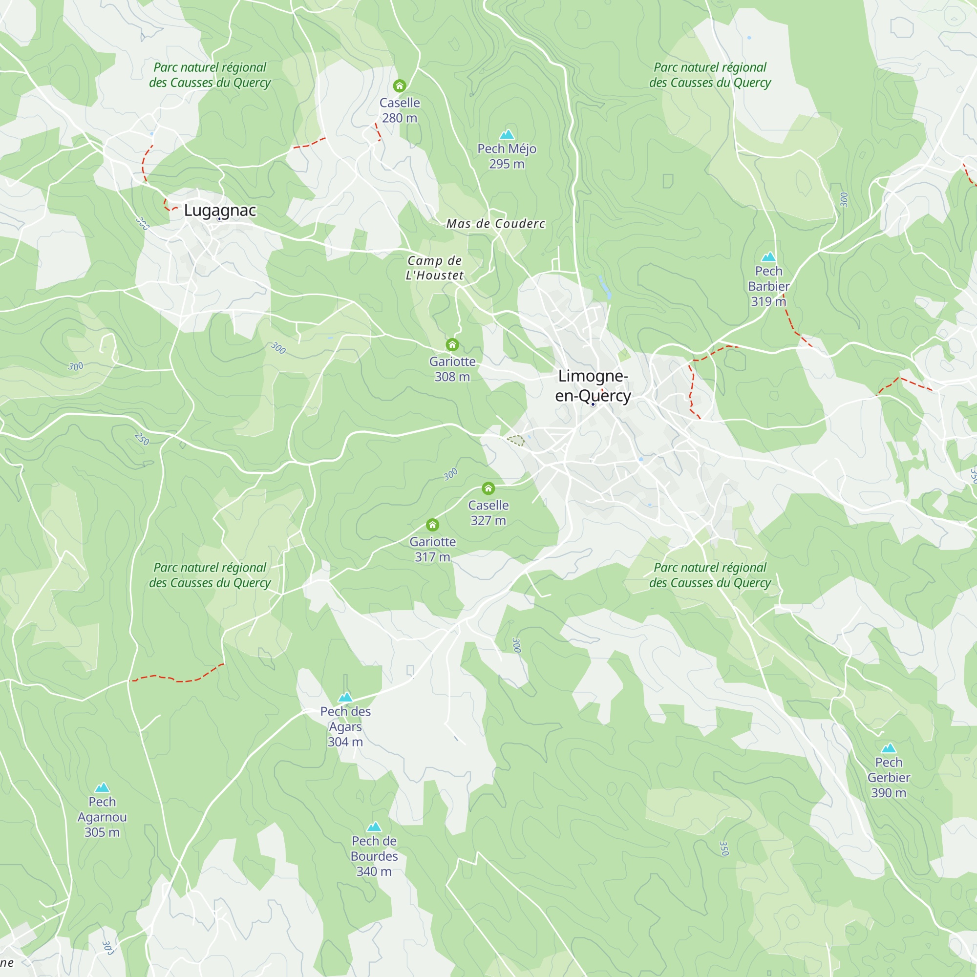 Caselle map