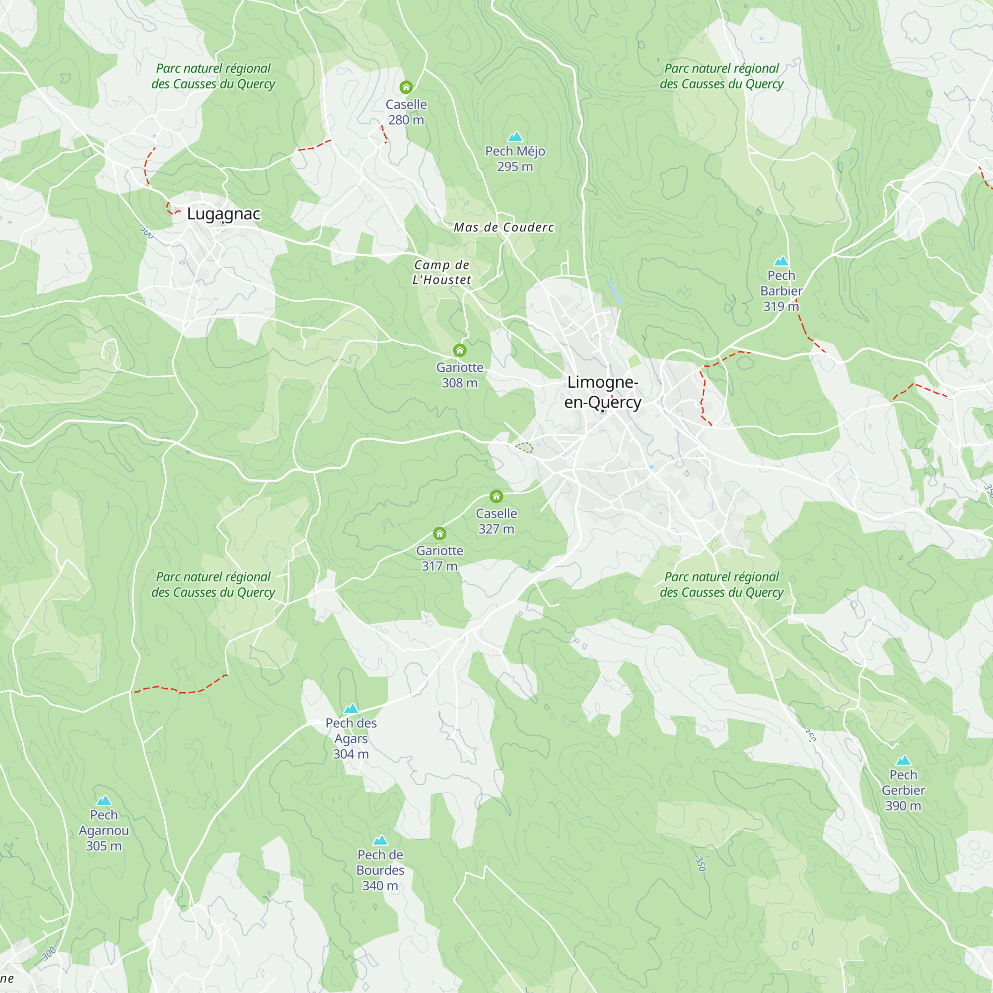 Caselle map