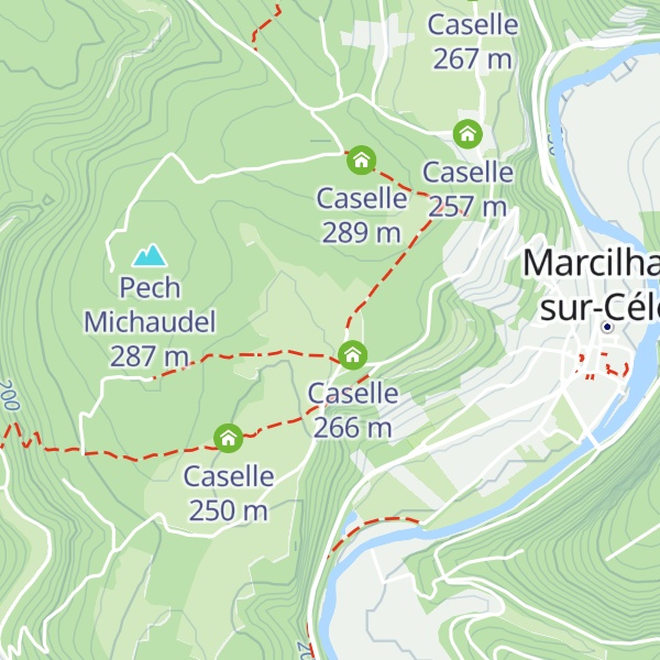 Map of Caselle