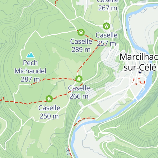 Map of Caselle