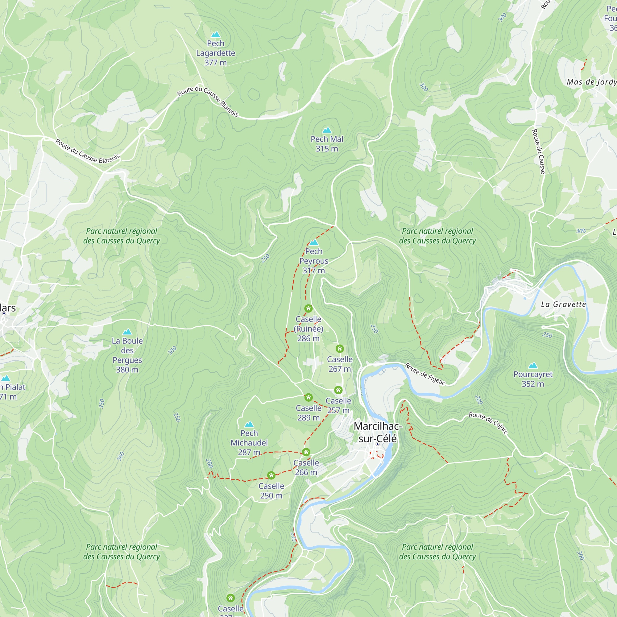 Caselle (Ruinée) map
