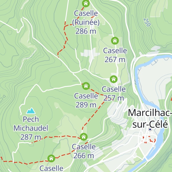 Map of Caselle