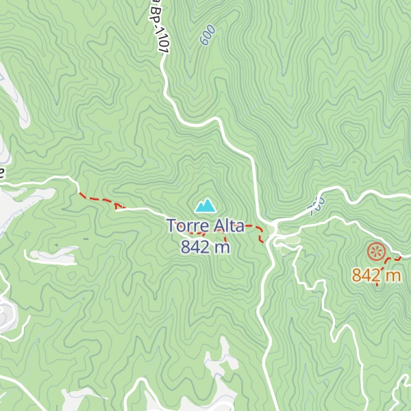 Map of Torre Alta