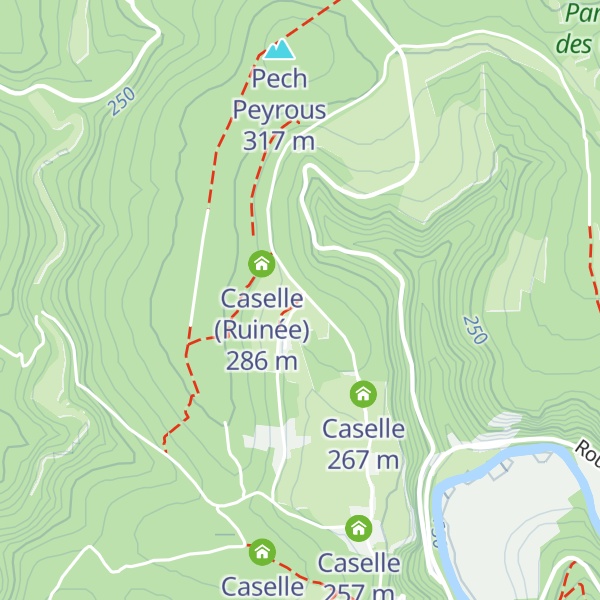 Map of Caselle