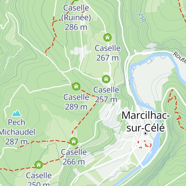 Map of Caselle