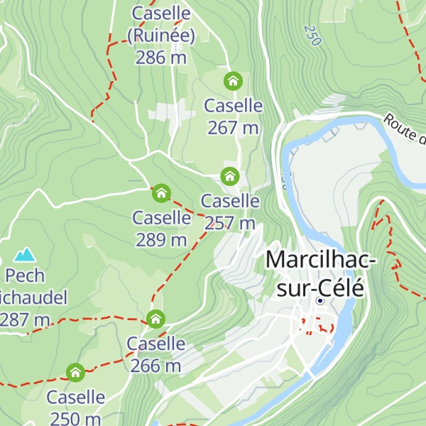 Map of Caselle