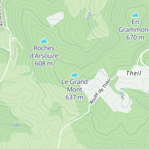Map of Le Grand Mont