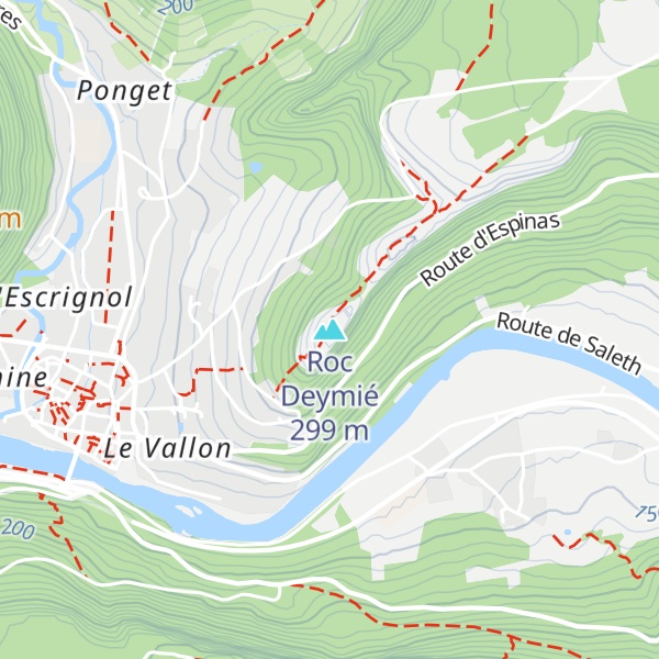 Map of Roc Deymié