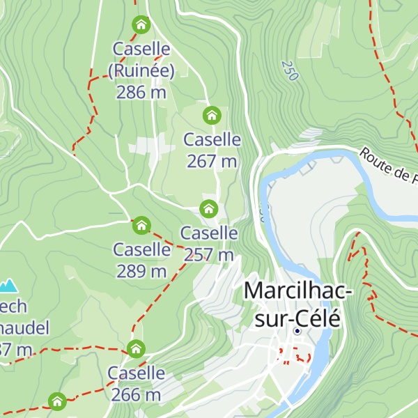 Map of Caselle