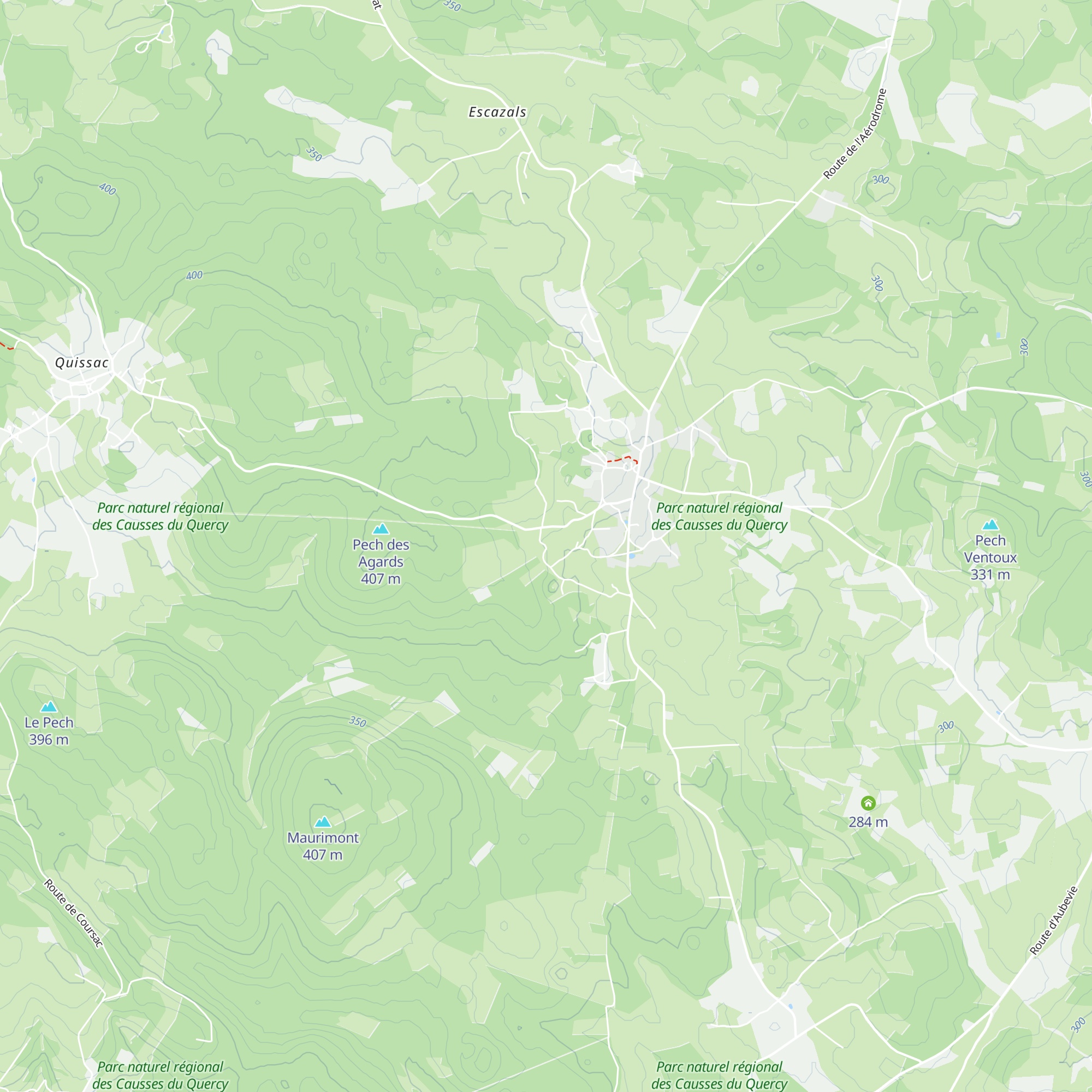 Caselle map