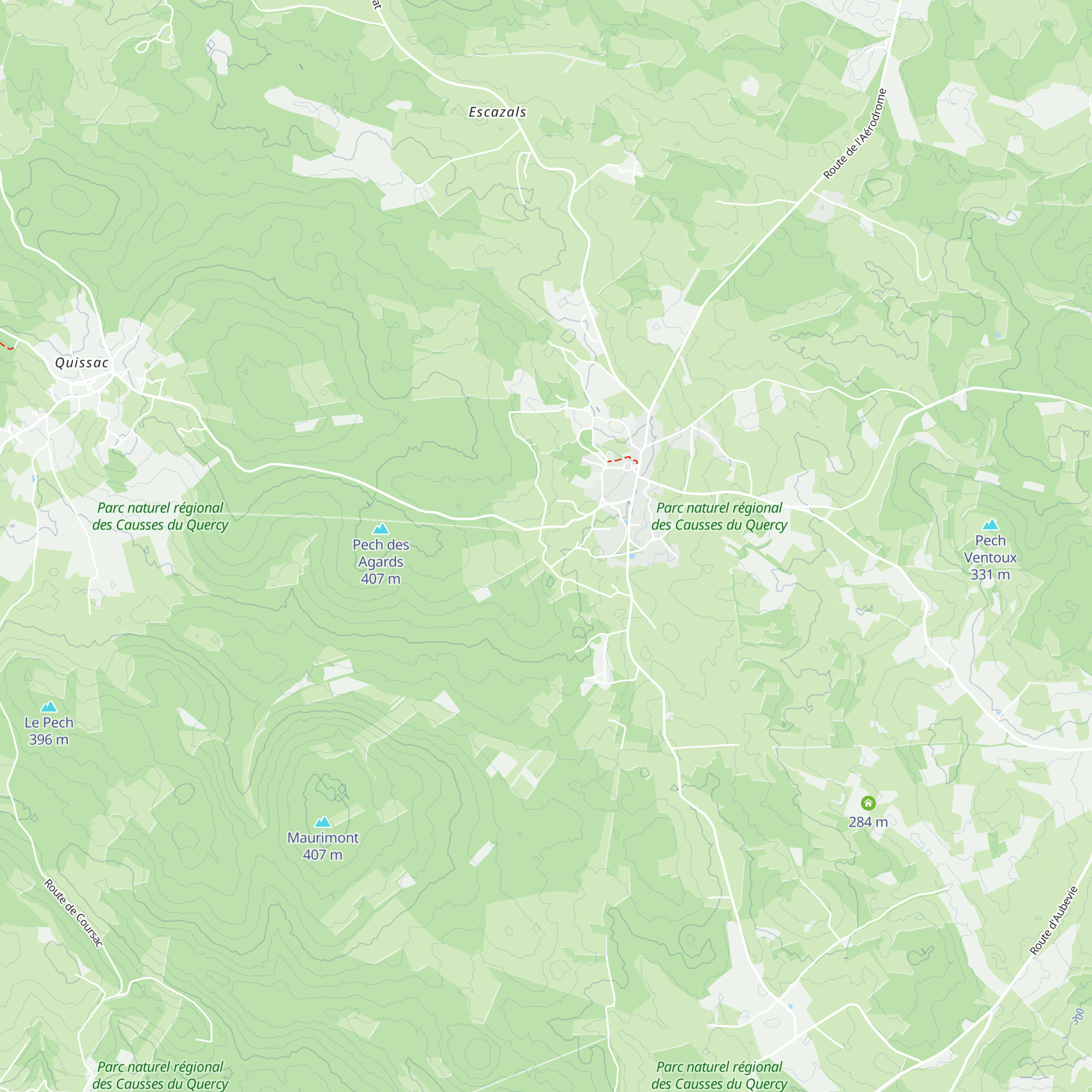 Caselle map