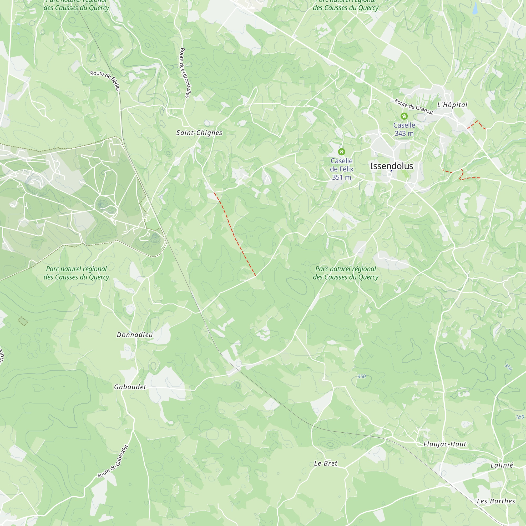 Caselle map