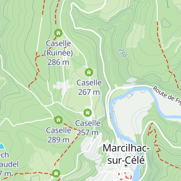 Map of Caselle
