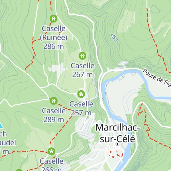 Map of Caselle