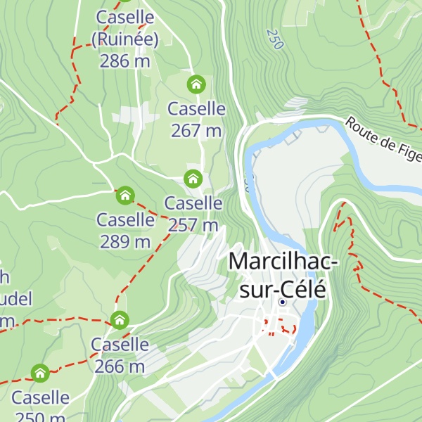 Map of Caselle