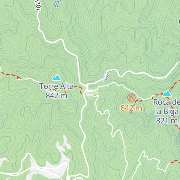 Map of Centre d'informació Coll de Can Maçana