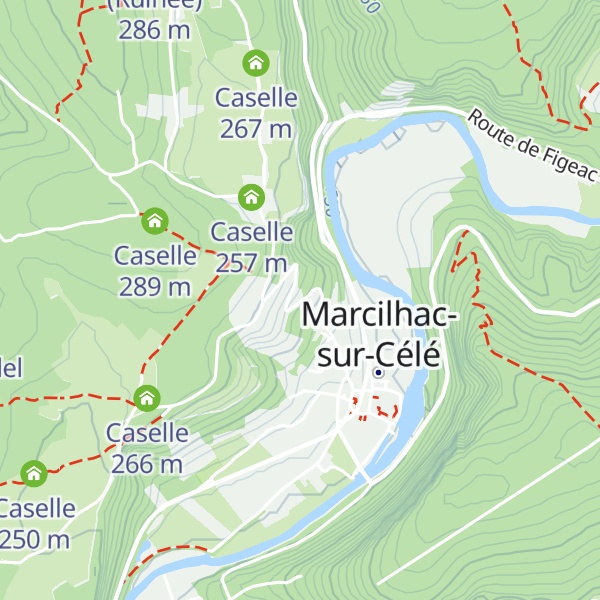 Map of Caselle