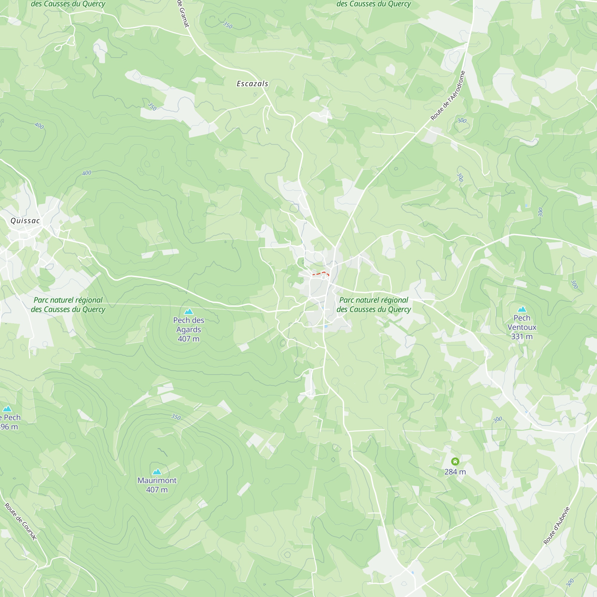 Caselle map