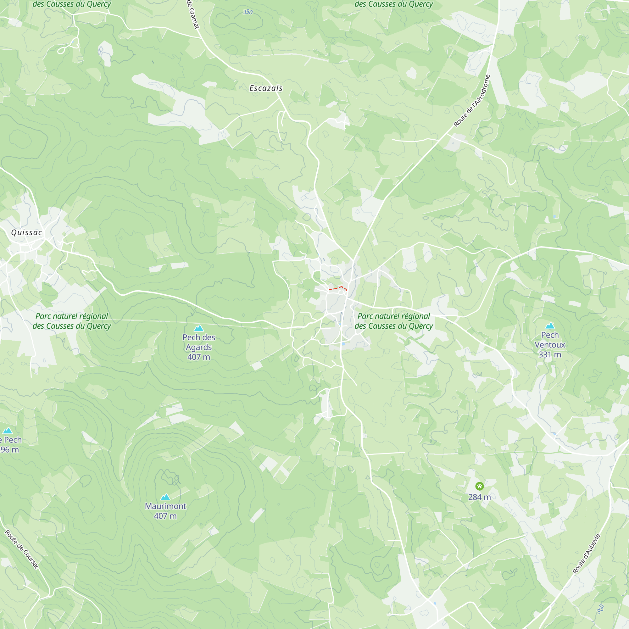 Caselle map