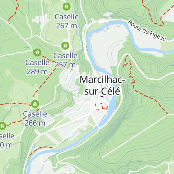 Map of Gîte de Galance