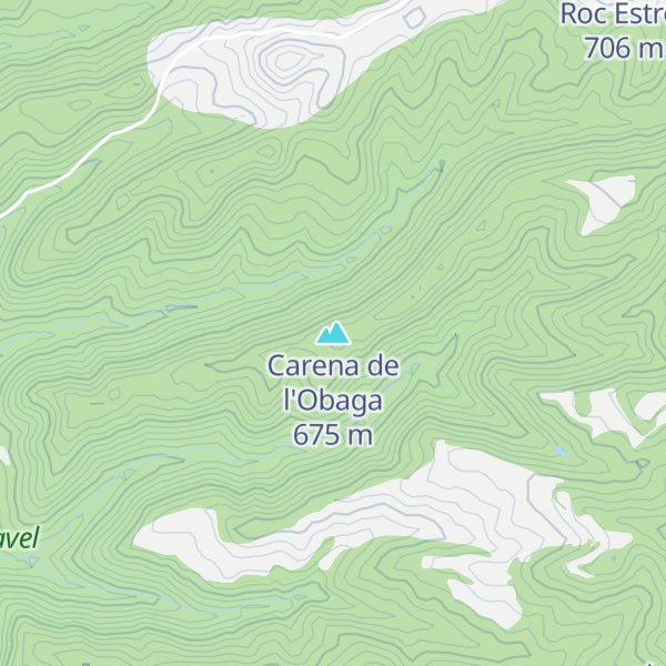 Map of Carena de l'Obaga