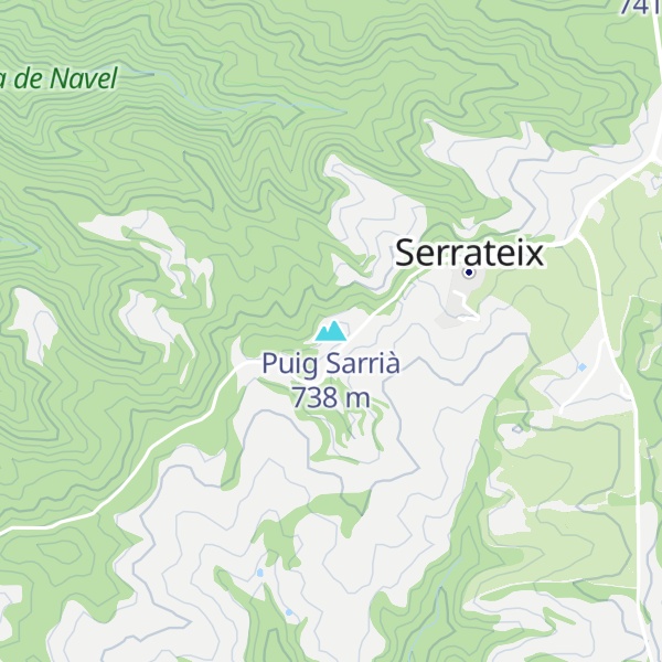 Map of Puig Sarrià