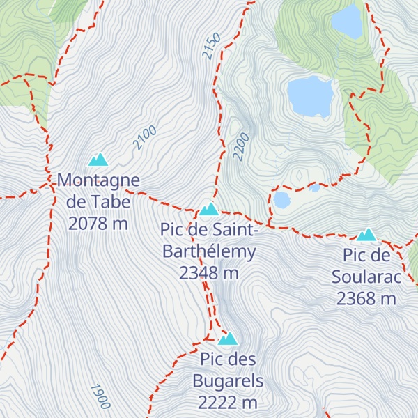 Map of Pic de Saint-Barthélemy
