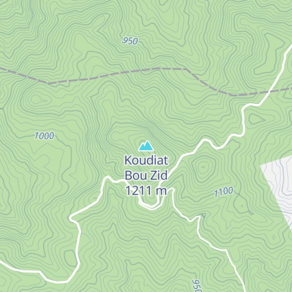 Map of Koudiat Bou Zid