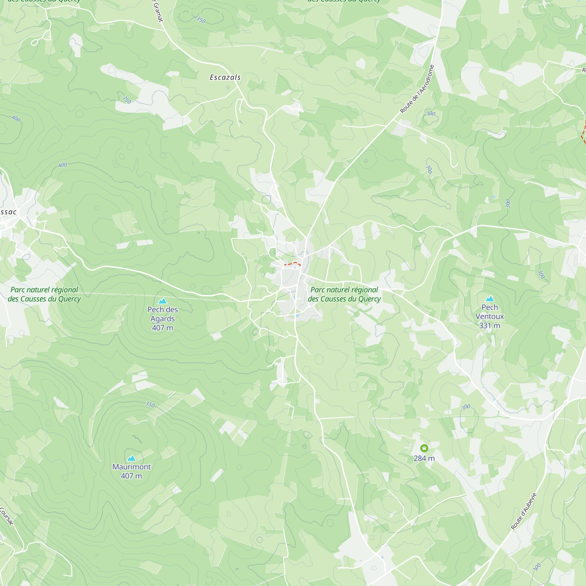 Caselle map