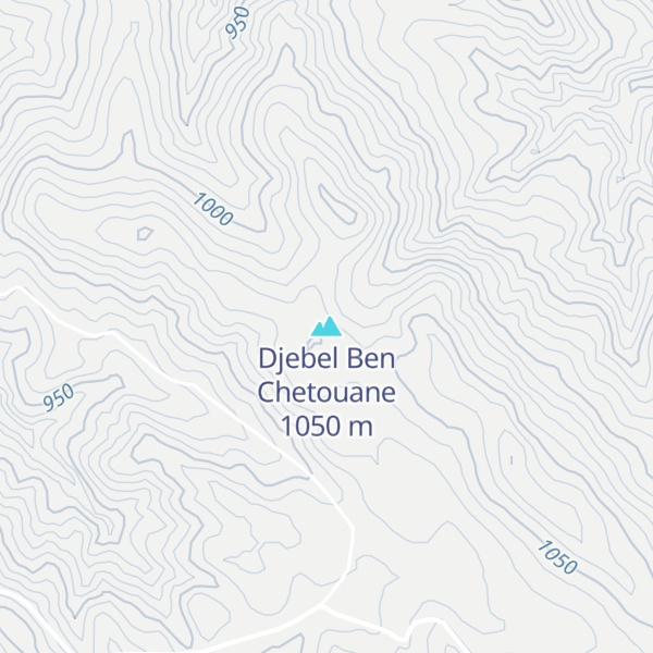 Map of Djebel Ben Chetouane