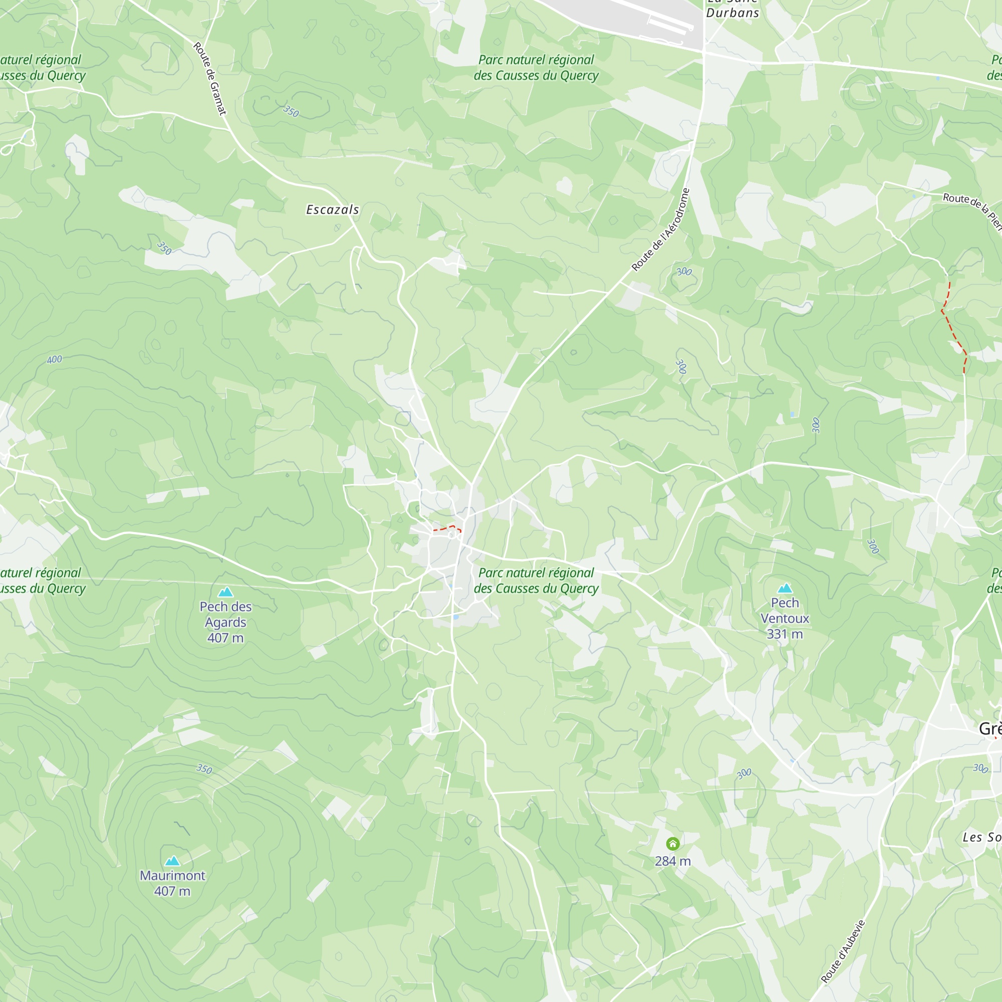 Caselle map