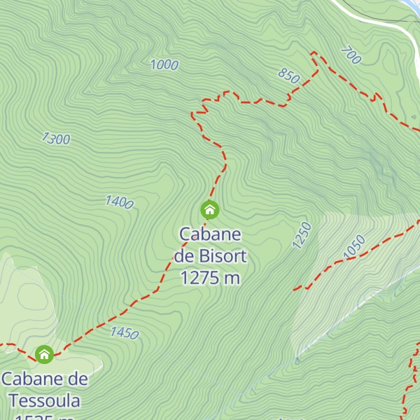 Map of Cabane de Bisort