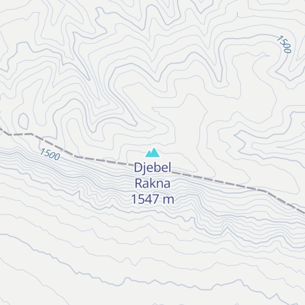 Map of Djebel Rakna