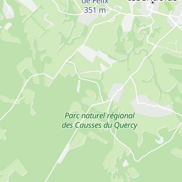 Map of Pech Redon