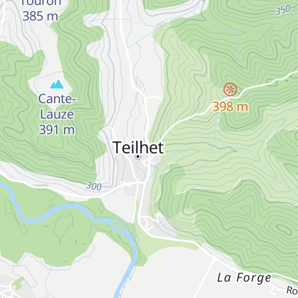 Map of Gîte le chai du Maynart