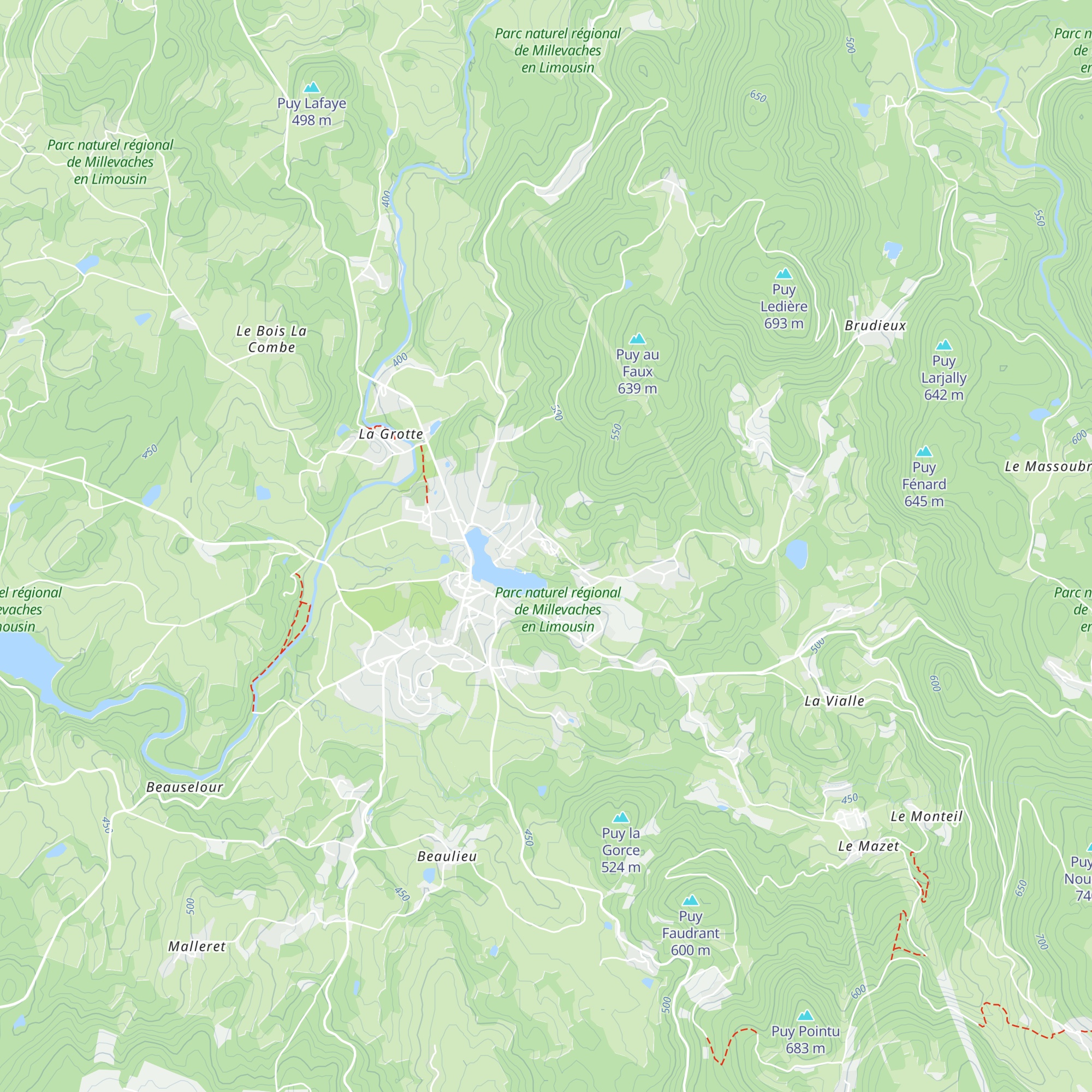 Gîtes de l'Étang map