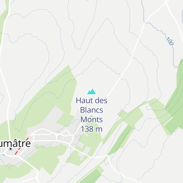 Map of Haut des Blancs Monts