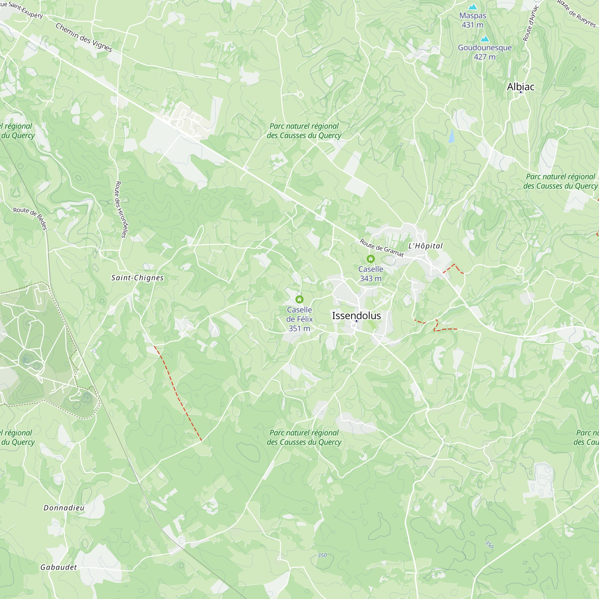 Caselle de Félix map
