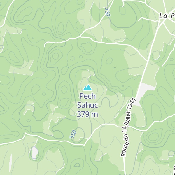 Map of Pech Sahuc