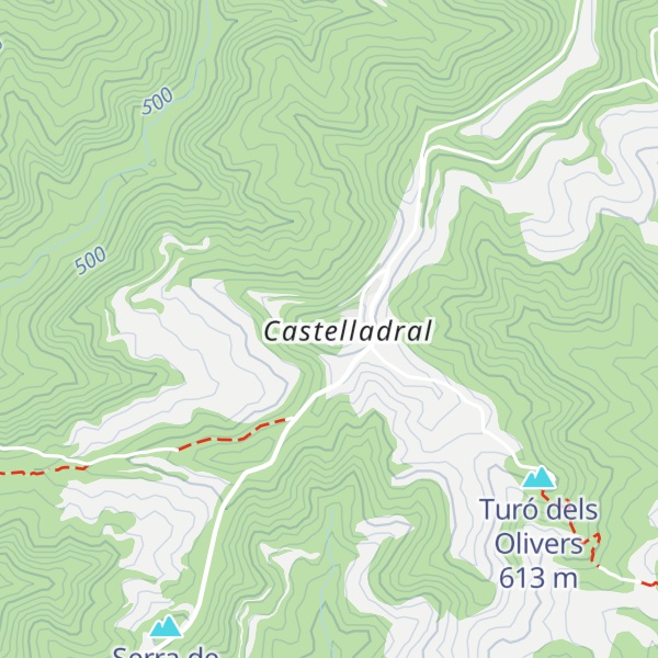Map of El Castellot